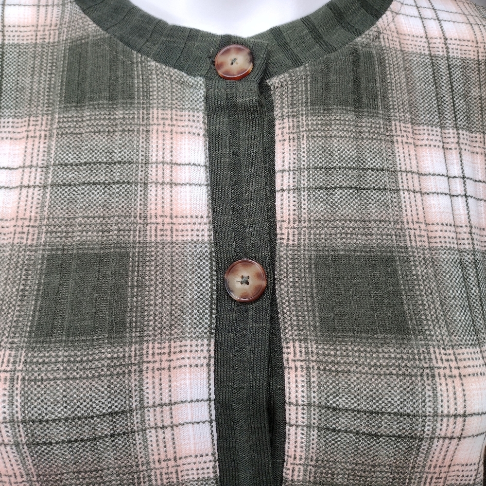 Nordstrom Love Fire Plaid Cardigan - Picture 7 of 10